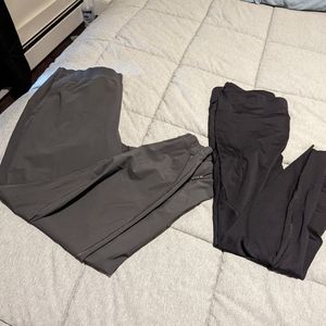 3 pairs of Lululemon pants and leggings all size 12